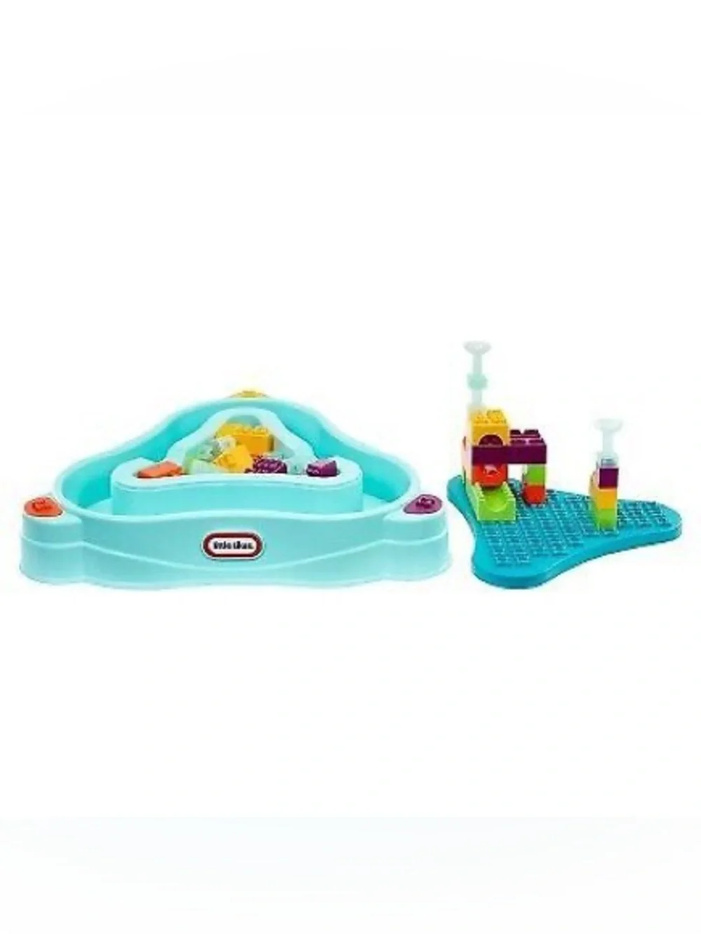 Little Tikes Build & Splash Water Table 50+ Pieces Indoor Outdoor Play